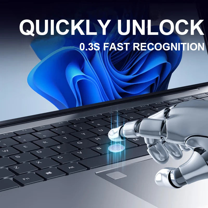 15.6 inch Portable Laptop Fingerprint Unlock Notebook 16GB 1TB Windows 11 Gaming Laptops Computer Intel i9-10980HK Notebook PC