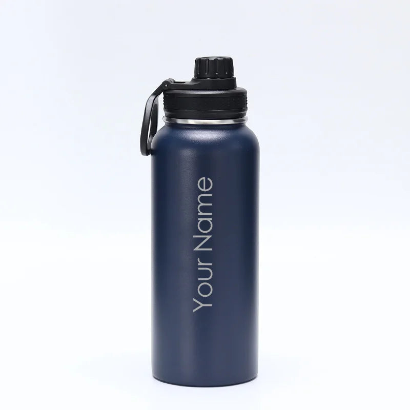 Custom Water Bottle 1000mL 1200mL 1900mL 3800mL32oz 40oz 64oz 128oz outdoor large capacity vacuum sports Thermos Flask