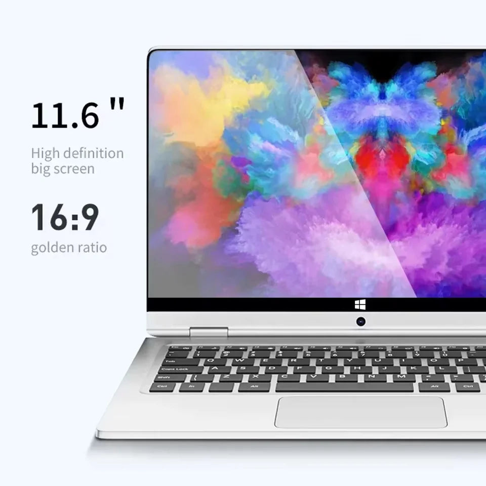 2 in 1 Laptop Computer Touch Screen 11.6" Intel Core i7-8500Y 8GB 1TB 2TB SSD Windows 11 Office Portable PC 360° Flip Notebook