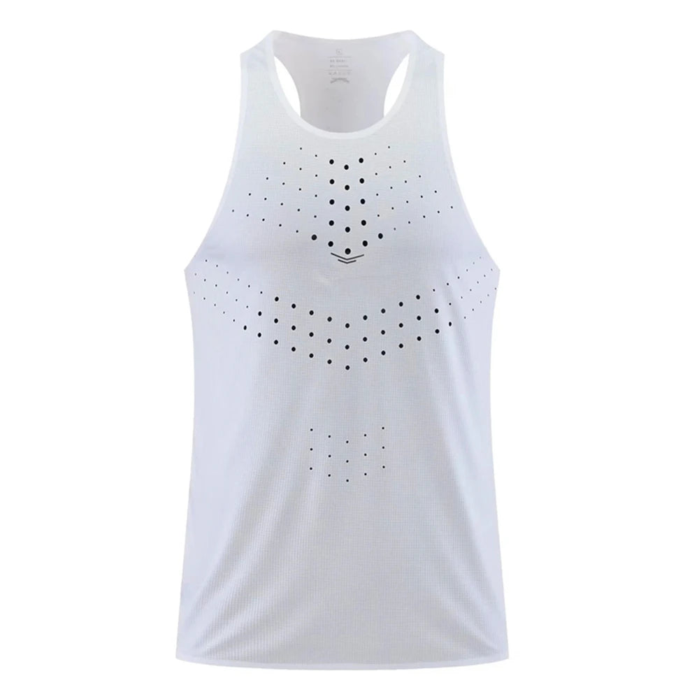 Mens Womens Running Vests Ultralight Athletics Tank Tops Speed Sport Fitness Guys Sleeveless Shirts Clothing Track Field Singlet