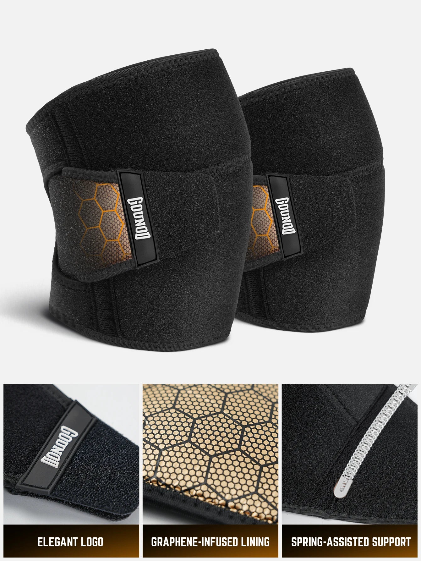 1PC sports and fitness knee pad knee cap with adjustable knee support