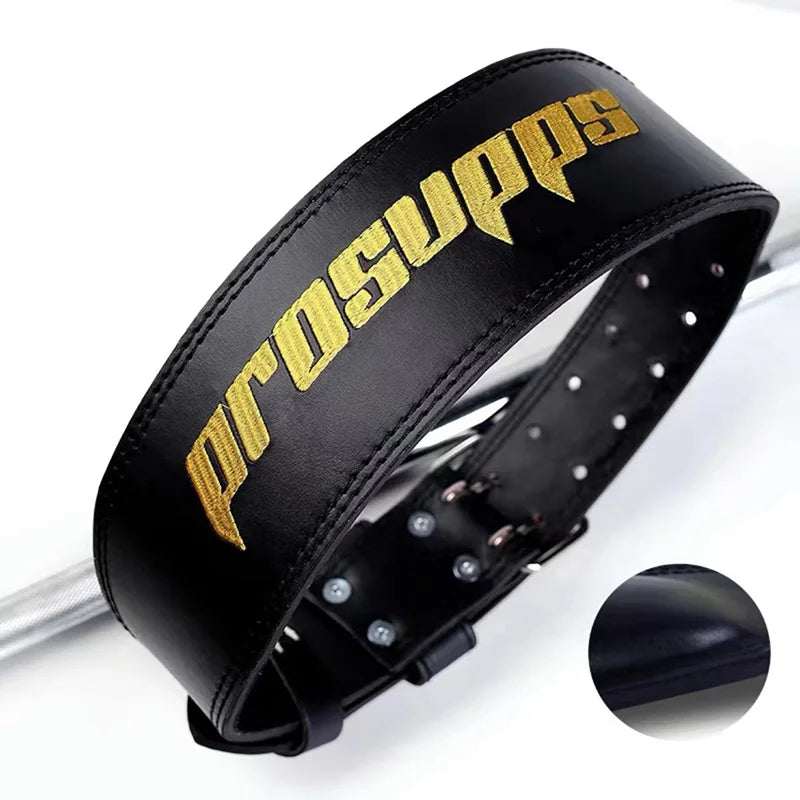 Weightlifting Leather Belt Fitness Training Waist Brace Belt Lumbar Protector Squats Deadlift BodyBuilding Gym Back Support