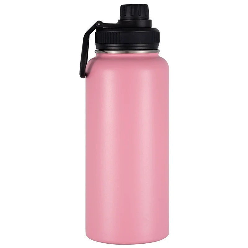 Custom Water Bottle 1000mL 1200mL 1900mL 3800mL32oz 40oz 64oz 128oz outdoor large capacity vacuum sports Thermos Flask