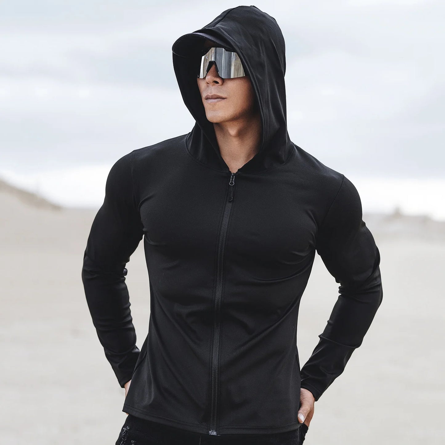 spring autumn Jacket Men Fitness Sportswear Gym Training long sleeve Sweatshirt Jogging Male coat Cardigan zipper running Jacket