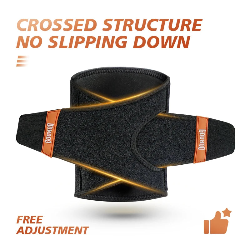 1PC sports and fitness knee pad knee cap with adjustable knee support
