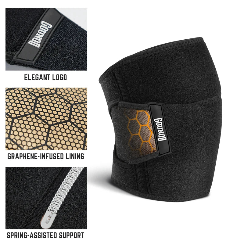 1PC sports and fitness knee pad knee cap with adjustable knee support
