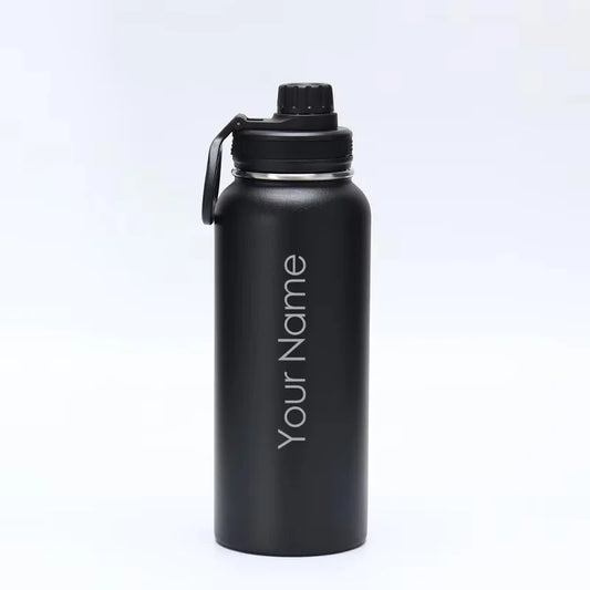 Custom Water Bottle 1000mL 1200mL 1900mL 3800mL32oz 40oz 64oz 128oz outdoor large capacity vacuum sports Thermos Flask