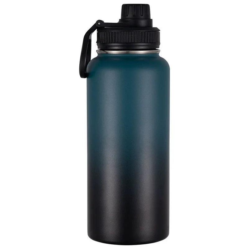 Custom Water Bottle 1000mL 1200mL 1900mL 3800mL32oz 40oz 64oz 128oz outdoor large capacity vacuum sports Thermos Flask