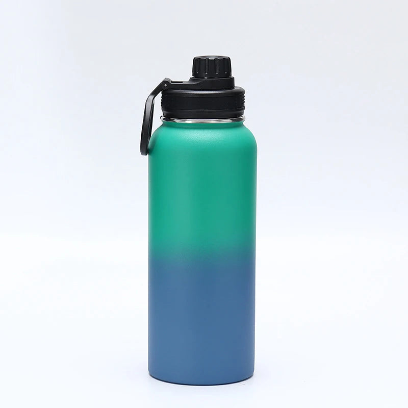Custom Water Bottle 1000mL 1200mL 1900mL 3800mL32oz 40oz 64oz 128oz outdoor large capacity vacuum sports Thermos Flask